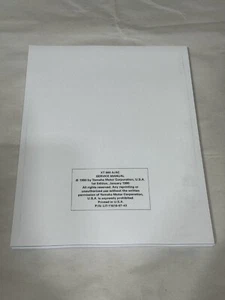 Printed Factory Service Work Shop Repair Manual 1990 Yamaha XT600 XT600A AC - Picture 1 of 3
