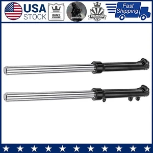 A Pair Of 33mm 25'' Front Forks For 50CC 110CC 125CC Dirt Pit Bike ATV Thumpstar - Picture 1 of 8