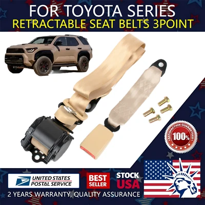 1PCS 140 '' 3 puntos Cinturón de regazo retráctil para Toyota FJ Cruiser 2007-2014 Foto 1 de 4