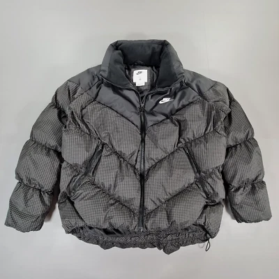 Nike Womens Jacket Black Medium Therma-FIT Sportswear Windpuffer FB8788 010 - Image 1 of 4