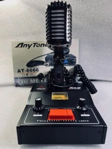 DELTA M2 AMPLIFIED DYNAMIC POWER BASE MICROPHONE 6 pin ANYTONE  6666 CB MIC - Picture 1 of 9