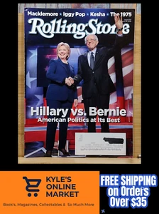 Rolling Stone Magazine #1257 MARCH 24, 2016 Hillary VS. Bernie American Politics - Picture 1 of 17