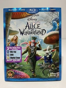 Alice in Wonderland (Blu-ray/DVD, 2010, 3-Disc Set) - Bild 1 von 3