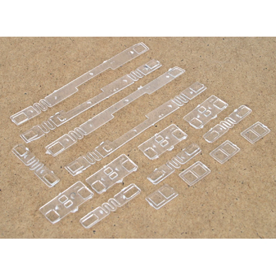 Athearn HO Window Set Wide Vision Caboose (2) Ath53609