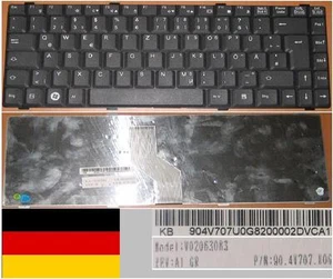 German Qwertz Keyboard AMILO LI1718 LI 1718 90.4V707.U0G V020630B3 Black - Picture 1 of 1