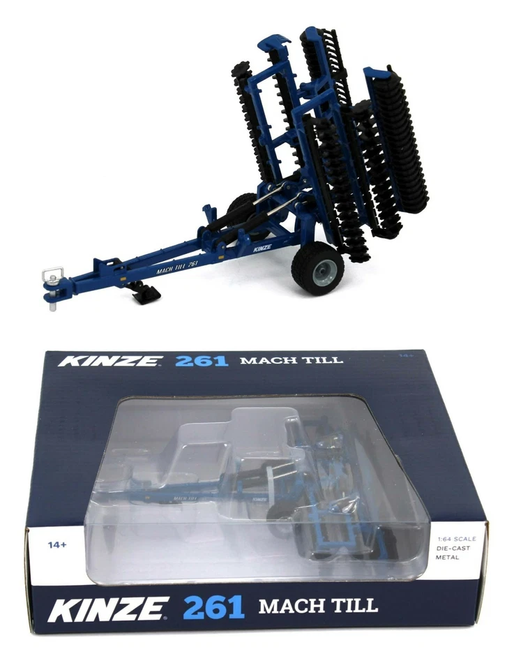2022 SPECCAST 1:64 *KINZE* Model 261 *MACH TILL* High Speed Disk NIB! - Image 1 of 4