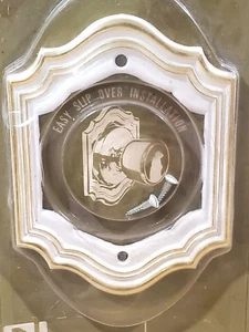 Vtg Provincial Outside/Inside Slip-On Door Knob Trim Decorative Home NOS USA - Picture 1 of 4