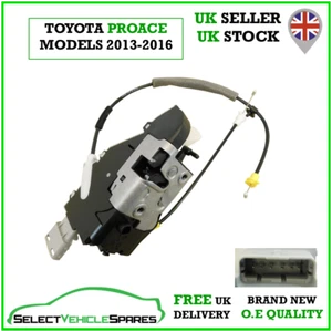 GENUINE NEW TOYOTA PROACE MK1 DRIVERS SIDE RIGHT FRONT DOOR LOCK 2013-2016 - Picture 1 of 5