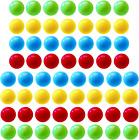 Yoeevi 60Pcs Game Replacement Marbles Balls Compatible with Hungry Hungry Hippo