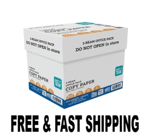 Pen+Gear Copy Paper, 8.5" x 11", 92 Bright, 20 lb., 5 Reams (2,500 Sheets) - Picture 1 of 1