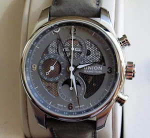 UNION GLASHÜTTE Belisar Chronograph Mondphase Ref. D009.425.16.087.00 NEU - Bild 1 von 9