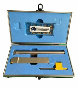 20mm Shank Internal & External Grooving Tool Set Includes 10 Carbide Inserts - Bild 1 von 4