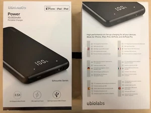 Ubio Labs 10,000 mAh Portable Portable Power Bank Made for iPhone / iPad / iPod - Picture 1 of 2