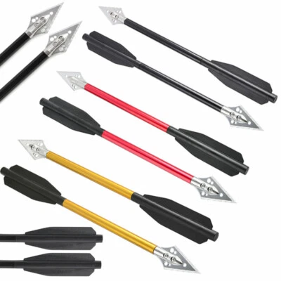 6.7" Arrows Aluminum Shaft Crossbow Bolts Archery Target Blade Arrowhead Hunting - Image 1 of 4