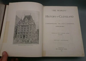 1896 Die Weltgeschichte von Cleveland Ohio, reich illustriert, Jerome Smiley - Bild 1 von 12