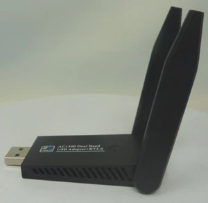 AC1300 MBPS LEISTUNGSSTARKER WIFI DONGLE DUAL BAND USB 3.0 WIFI DONGLE 2,4 G/5 GHZ - Bild 1 von 7
