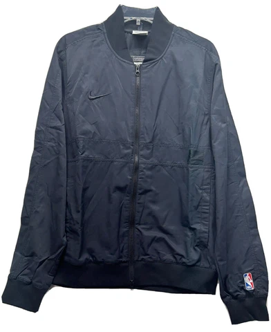 Nike NBA Mens Size M Black Engineered Fit OKC Thunder Player Issued Jacket (M1) Cover