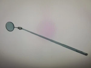TELESCOPING INSPECTION MIRROR SILVER STEEL 1.25 DIAMETER 4 TO 19 INCHES ADJUST - Afbeelding 1 van 1