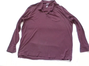 CROFT & BARRROW MARKE PFLAUME LANGARM POLOSHIRT HERREN XL - Bild 1 von 1