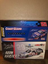 Jeff Burton, Kevin Harvick 1:24 Lot.  2006 Coast Guard and 2002 GM Goodwrench