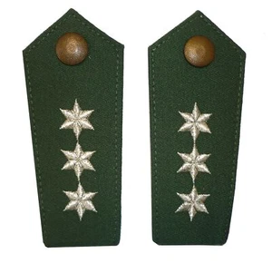 Schulterklappen 3 Sterne silber - Picture 1 of 1