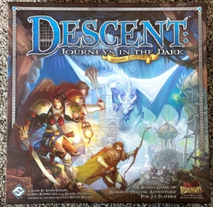 Descent Journeys in the Dark Second Edition Board Game Core Base Open Box - Picture 1 of 21