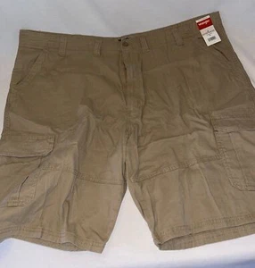 Wrangler authentische hellbraune Cargoshorts für Herren Größe 50 - Bild 1 von 5