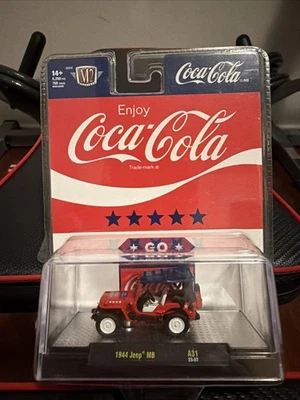 M2 MACHINES 44 JEEP MB 1/64 COCA-COLA READ DESCRIPTION - Image 1 of 4