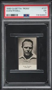 1930 Cloetta 'ROSS' * SVEN RYDELL * PSA 5 * Sweden GOAT * POP 2 None Higher - Bild 1 von 2