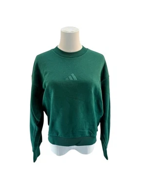 Adidas Mujer Todo Talla Polar Suelto Sudadera Colegial Verde XS ¡NUEVA!! Foto 1 de 4