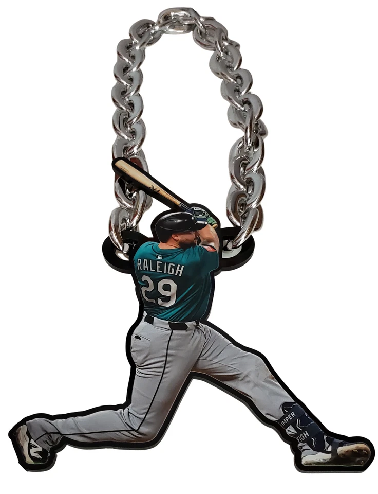 Cal Raleigh Super Fan Turnover Chain Necklace - Image 1 of 1