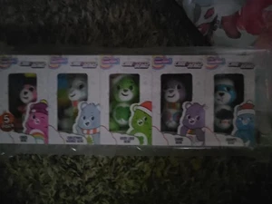 Care Bears Micro Teenies Holiday 5-Pack Treasure Box Christmas Edition New - Picture 1 of 4