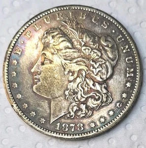 Raw 1878-CC Morgan $1 Uncertified Ungraded Carson City Silver Dollar Coin,au,bu - Picture 1 of 8
