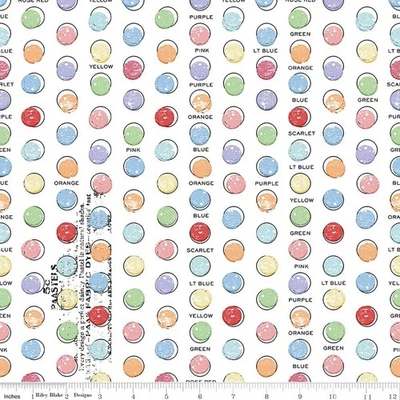 Puntos de tinte para huevos en blanco | Caza de huevos | Riley Blake Foto 1 de 3