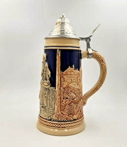 German Beer Stein DBGM 9-1/2" Tall - Picture 1 of 12