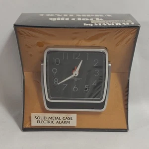 Retro Stancraft Contempra MCM Metal Alarm Click Analog Silver Swivel NOS 1978 - Picture 1 of 7