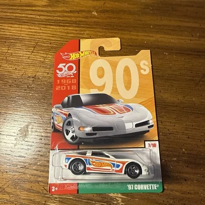 Chevy Corvette 2018 Hot Wheels 90's Throwback Series '97 Foto 1 de 4