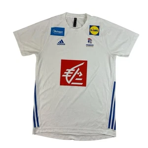 Adidas France Handball Players Shirt White Medium - Picture 1 of 5
