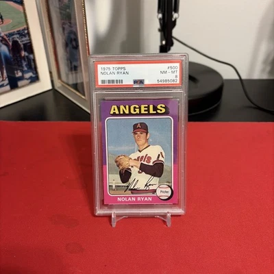 ☆ 1975 Topps Nolan Ryan ☆ PSA 8 - Image 1 of 2