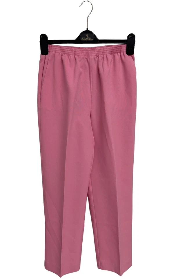 Alfred Dunner Petite Women's Light Pink Elastic Waist Pull-On Dress Pants Size 8 - Image 1 of 4