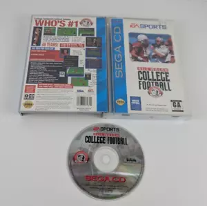 Bill Walsh College Football Sega CD EA 1993 Complete - Picture 1 of 3