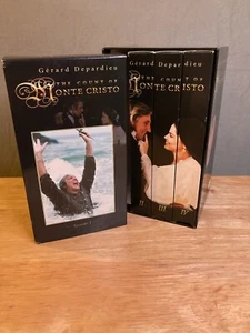 The Count of Monte Cristo VHS 4 Tape Box Set Gerard Depardieu - Picture 1 of 5