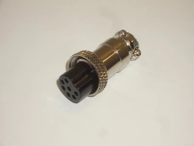 CONECTOR MICRÓFONO MICRÓFONO HEMBRA OPEK C-7 7 PIN Foto 1 de 2