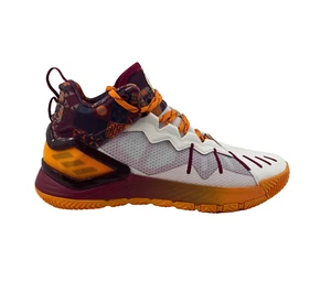 Men Adidas D Rose Son of Chi Basketball Shoes Sz 8.5 Maroon White Orange GV8717 - Picture 1 of 8