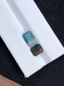 Bi colour tourmalines 5.55 carats - Picture 1 of 3