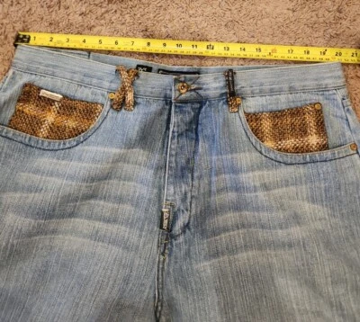 LRG Denim Shorts Men's The Outdoors Blue Lifted Research Group Size 40 Whiskered - Image 1 of 4