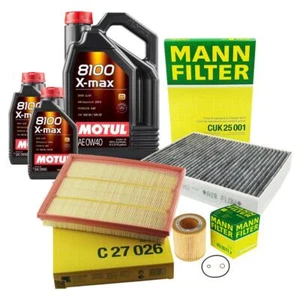 Motul + OEM Engine Oil Change Kit (0W40) (7 Liter) (X-MAX 8100) - Picture 1 of 1