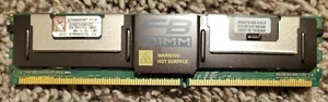 KINGSTON KTH-XW667/4G 2GB 2RX4 PC2-5300F 667MHZ FB DIMM RAM MEMORY - Picture 1 of 7