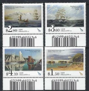 Nueva Zelanda 2022 Históricos Barcos Conjunto De 4 sin Montar - Imagen 1 de 1