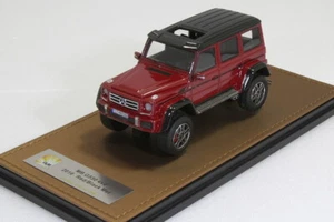 GLM 1:43 Mercedes-Benz G500 4x4 2016 Red Black Metallic Limited 199pcs 205705 - Picture 1 of 3